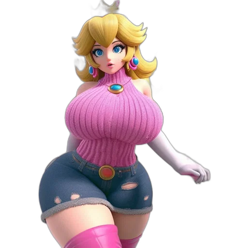 dress, concept art, 3d render, vaporwave transparent PNG cut-out