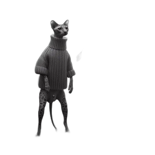 animal, creature, dress, staff transparent PNG cut-out