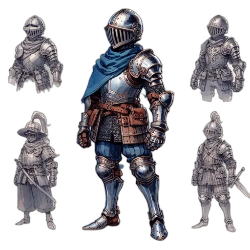 sword, concept art, fantasy art, 3d render transparent PNG cut-out