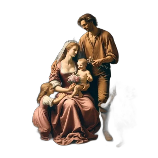 oil painting, photorealistic, 3d render, concept art transparent PNG cut-out