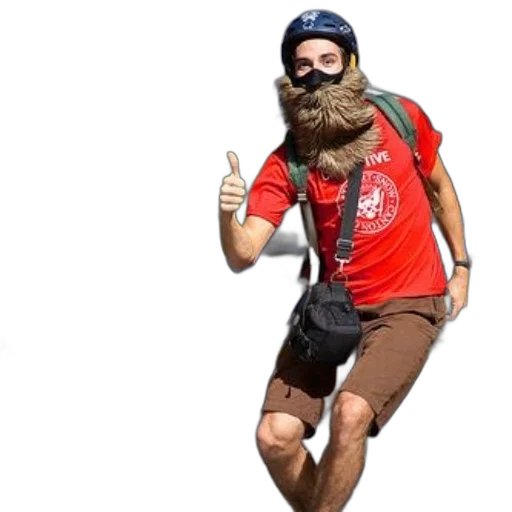 creature, man, large, beard transparent PNG cut-out