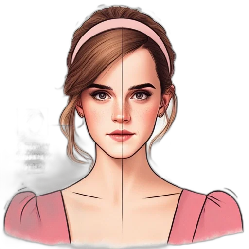 face, mask, dress, crown transparent PNG cut-out
