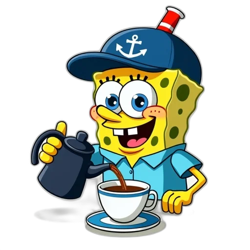 food, hat, staff, robot transparent PNG cut-out