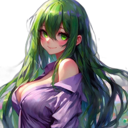 dress, face, dragon, hair transparent PNG cut-out
