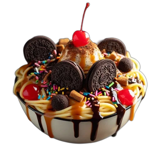 food, crown, hat, 3d render transparent PNG cut-out