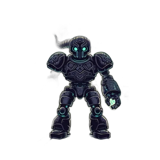 robot, weapon, creature, 3d render transparent PNG cut-out
