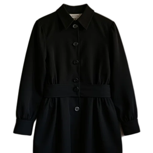 jacket, dress, dark, vintage transparent PNG cut-out