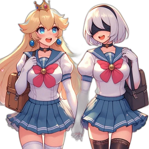 dress, anime, concept art, pixel art transparent PNG cut-out