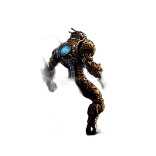 robot, weapon, creature, dragon transparent PNG cut-out