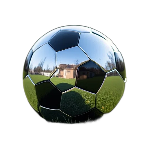 weapon, 3d render, photorealistic, soccer transparent PNG cut-out