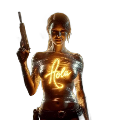 weapon, staff, dress, concept art transparent PNG cut-out
