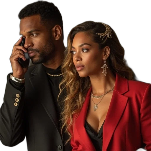 jay, simpson, beyonce, only transparent PNG cut-out
