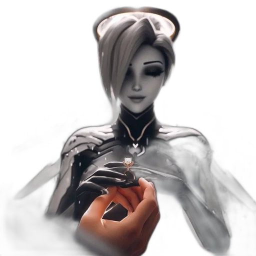 robot, mask, jewelry, staff transparent PNG cut-out