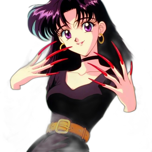 weapon, jewelry, jacket, anime transparent PNG cut-out