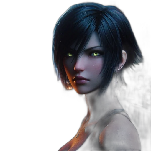 face, fantasy art, photorealistic, concept art transparent PNG cut-out