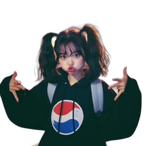 jacket, creature, vaporwave, anime transparent PNG cut-out