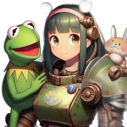 dragon, weapon, staff, robot transparent PNG cut-out