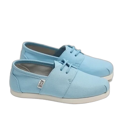 shoes, blue, pastel, toms transparent PNG cut-out