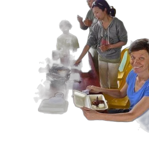 food, staff, 3d render, photorealistic transparent PNG cut-out
