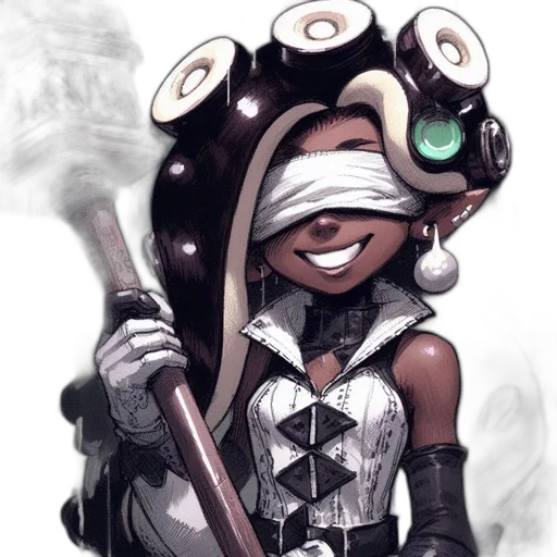 staff, weapon, mask, concept art transparent PNG cut-out