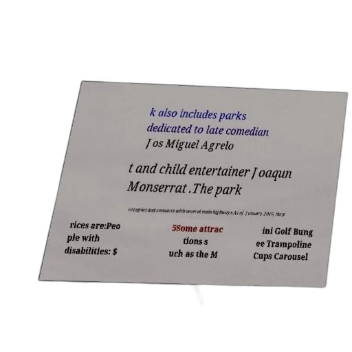 poster, advertises, park, attractions transparent PNG cut-out