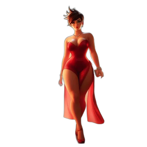 dress, concept art, 3d render, photorealistic transparent PNG cut-out