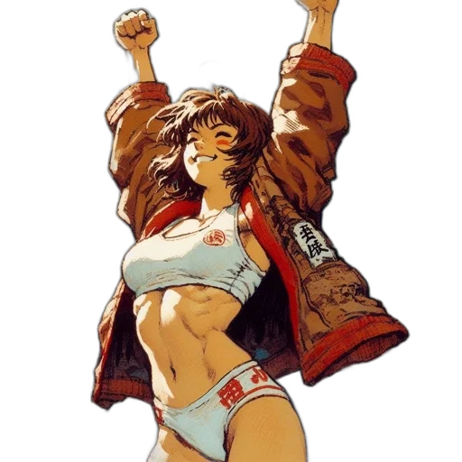 jacket, comic book art, concept art, pixel art transparent PNG cut-out