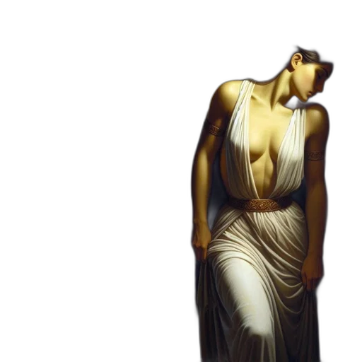 dress, jewelry, concept art, 3d render transparent PNG cut-out