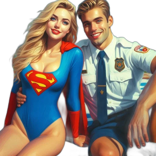 comic book art, concept art, fantasy art, photorealistic transparent PNG cut-out
