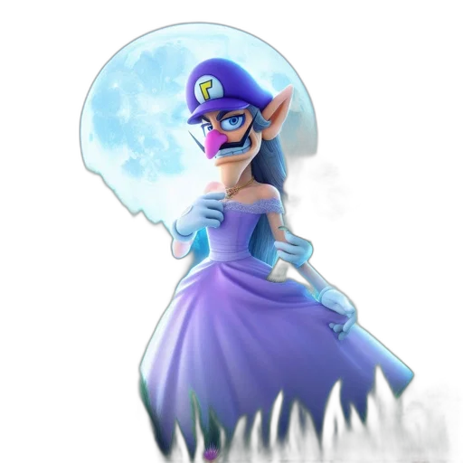 dress, crown, staff, hat transparent PNG cut-out