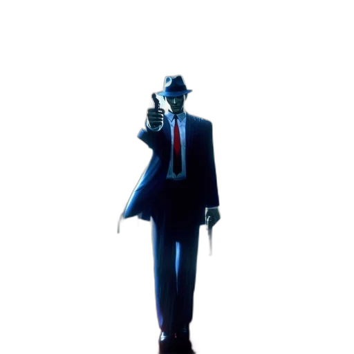 staff, robot, jacket, weapon transparent PNG cut-out