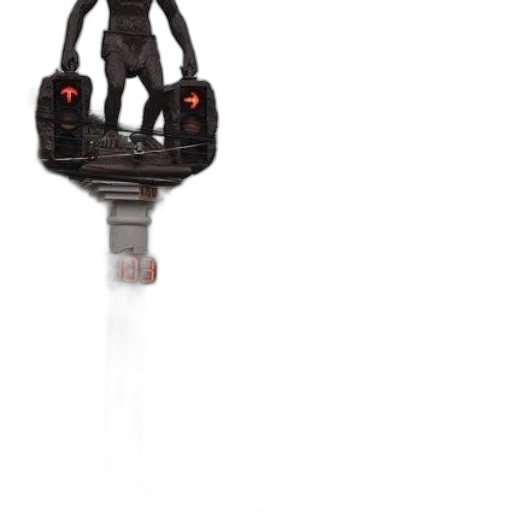 robot, staff, weapon, bottle transparent PNG cut-out