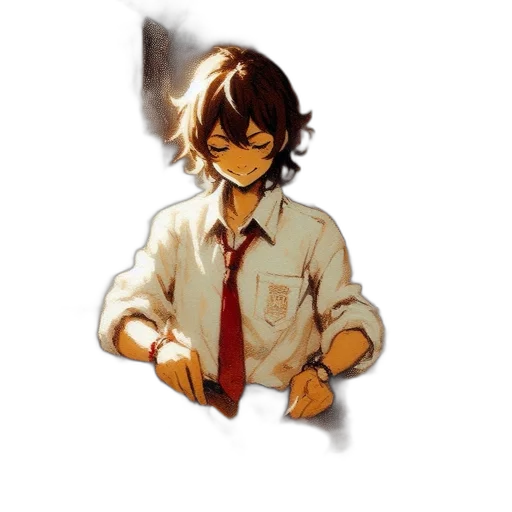 staff, jacket, weapon, face transparent PNG cut-out