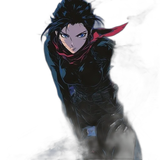 jacket, weapon, mask, dragon transparent PNG cut-out