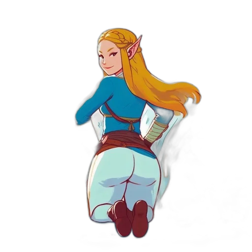 dress, crown, staff, concept art transparent PNG cut-out