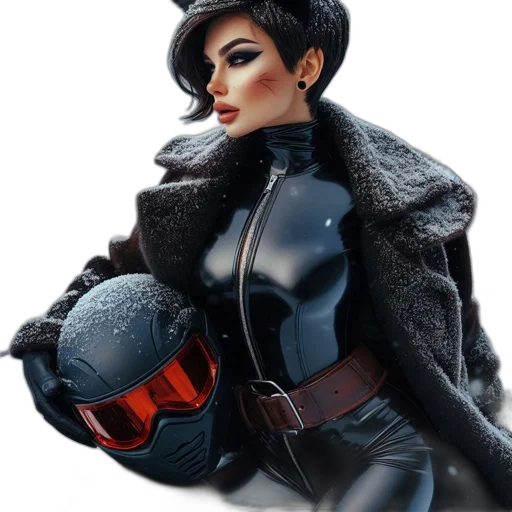 jacket, comic book art, concept art, 3d render transparent PNG cut-out