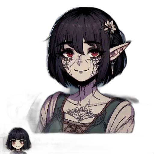 mask, creature, face, staff transparent PNG cut-out