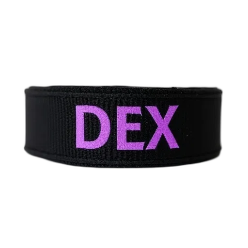 black, strap, word, dex transparent PNG cut-out
