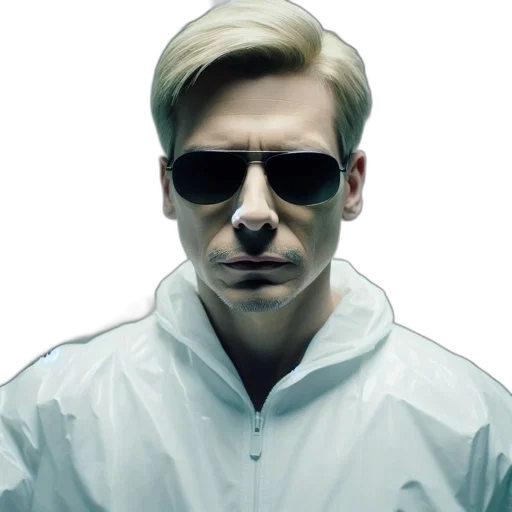 jacket, face, mask, robot transparent PNG cut-out