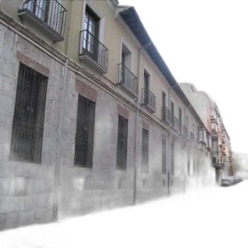 building, mask, hair, car transparent PNG cut-out