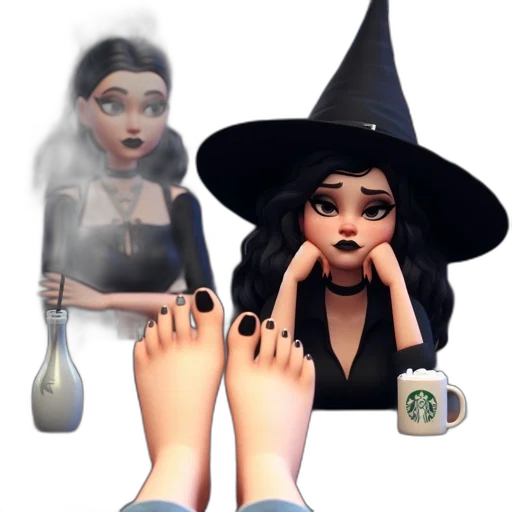 shoes, staff, concept art, fantasy art transparent PNG cut-out