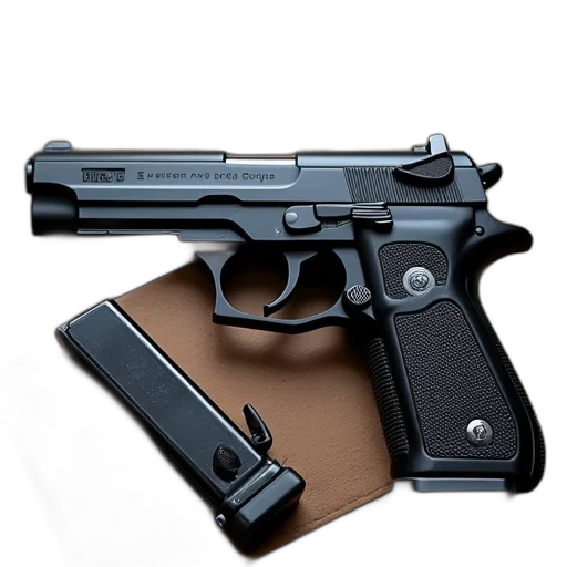 weapon, photorealistic, 3d render, concept art transparent PNG cut-out