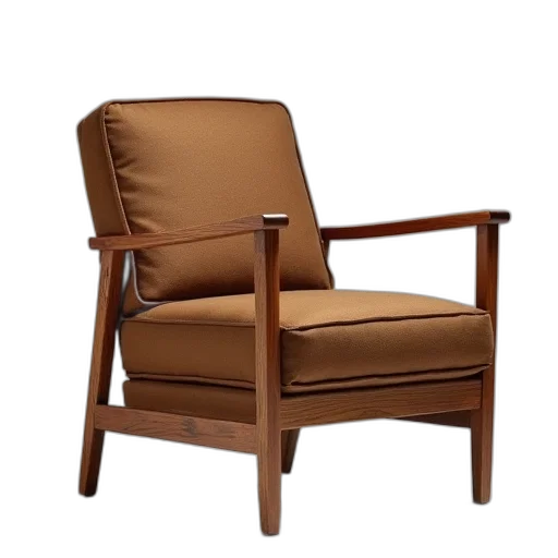 furniture, 3d render, earth tones, soho transparent PNG cut-out