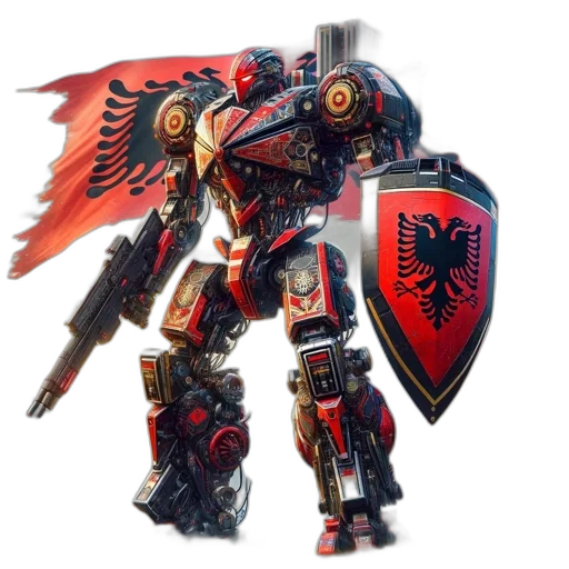 robot, weapon, concept art, fantasy art transparent PNG cut-out