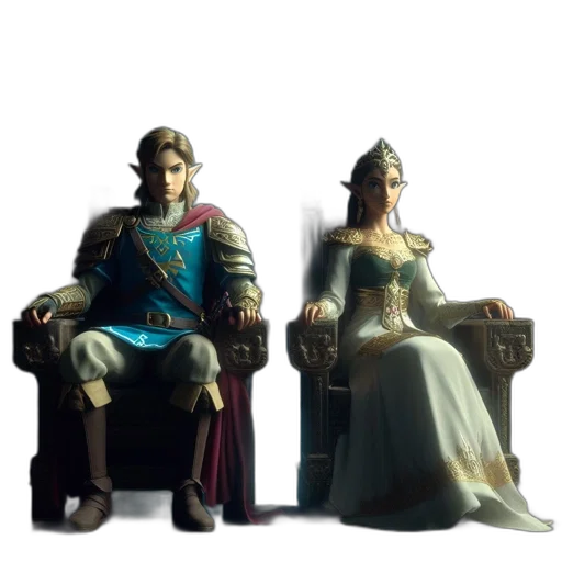 crown, furniture, sword, dress transparent PNG cut-out