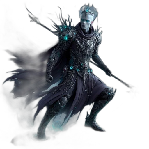 creature, dragon, staff, mask transparent PNG cut-out