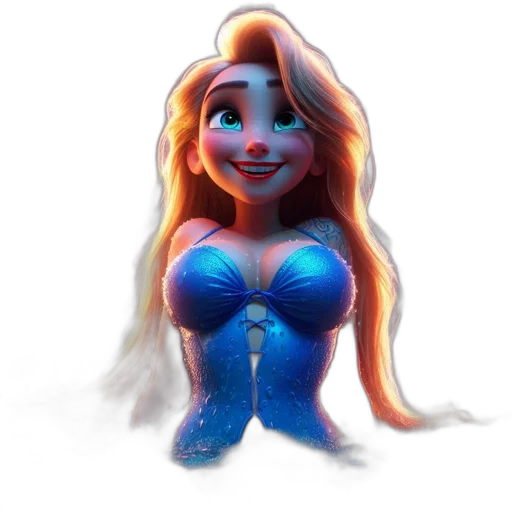 dress, robot, face, crown transparent PNG cut-out