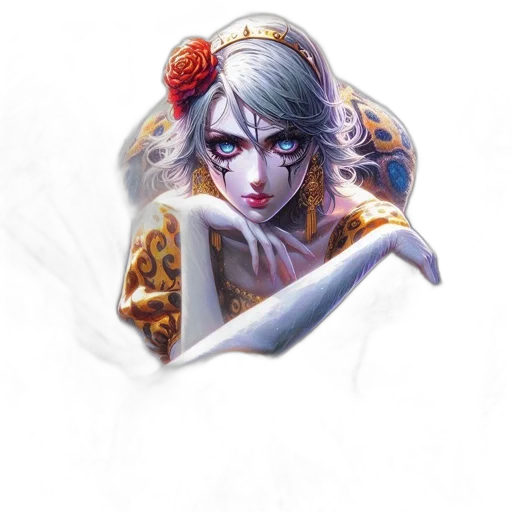 face, crown, jewelry, mask transparent PNG cut-out