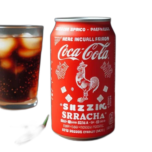 bottle, red, can, coca-cola transparent PNG cut-out