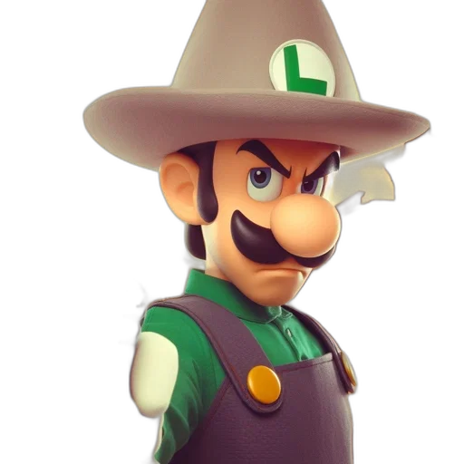 hat, staff, mask, face transparent PNG cut-out